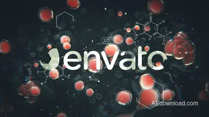 Cell Division Logo Reveal Logo Stings template preview