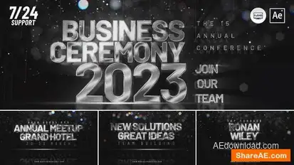 Ceremony Promo Openers template preview