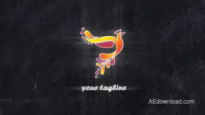 Chalk Drawing Logo Logo Stings template preview