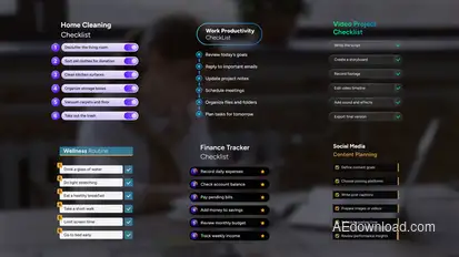 Checklist Elements Elements template preview