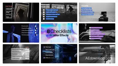 Checklist Video Template Infographics template preview