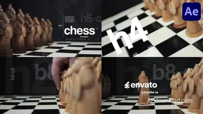 Chess Intro for After Effects Titles template preview