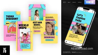 Chicland Fashion Reels Product Promo template preview