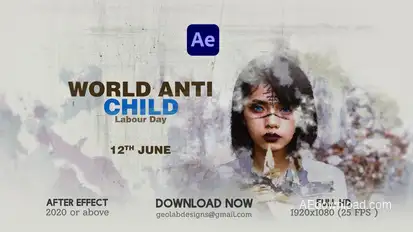 Child Labour Day Openers template preview