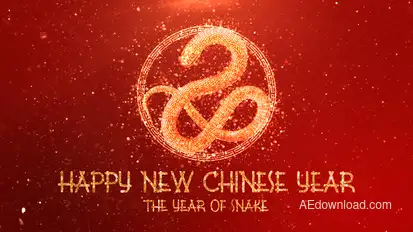 Chinese New Year 2025 | Year of the Snake Openers template preview