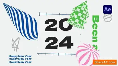 Christmas & New Year Intro Openers template preview