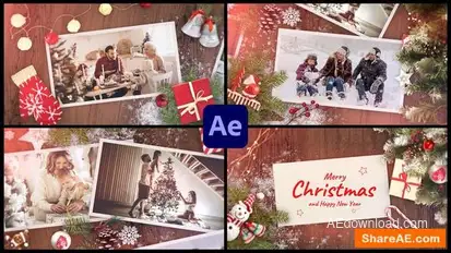 Christmas & New Year Slideshow Opener for After Effects Openers template preview