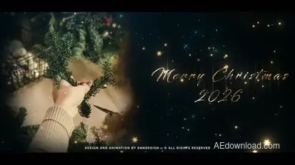 Christmas 2026 Opener Openers template preview