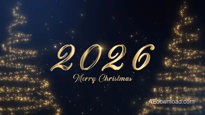 Christmas Titles template preview