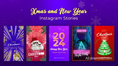 Christmas and New Year Stories Product Promo template preview