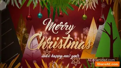 Christmas Animated Opener Openers template preview