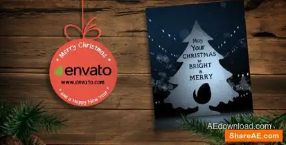 Christmas Card Openers template preview