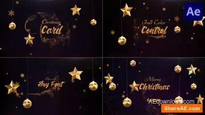 Christmas Card for After Effects Openers template preview