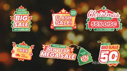 Christmas Discount Product Promo template preview