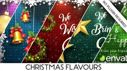 Christmas Flavours broadcast-packages template preview