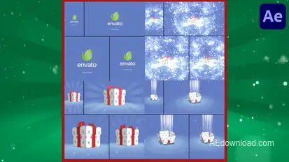 Christmas Gift | After Effects Logo Stings template preview