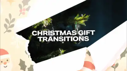 Christmas Gift Transitions Elements template preview