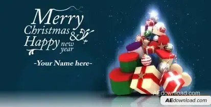 Christmas Greeting Card Opener Openers template preview