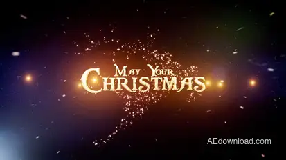 Christmas Greetings 2026 Titles template preview