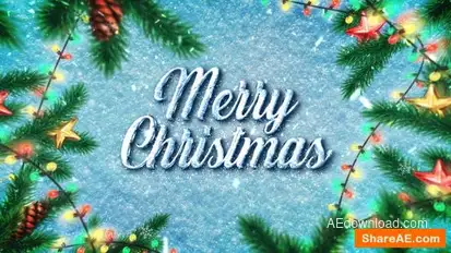 Christmas Greetings Openers template preview