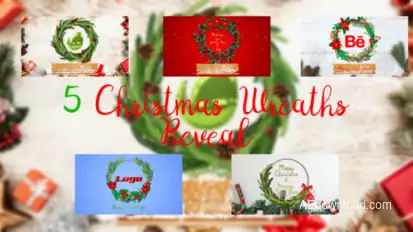 Christmas Greetings Logo Stings template preview