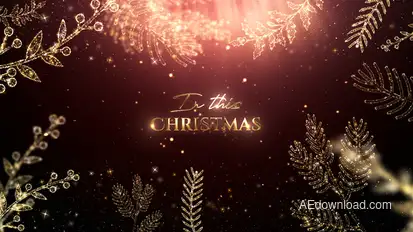 Christmas Greetings Titles template preview