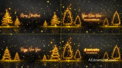 Christmas Greetings Openers template preview
