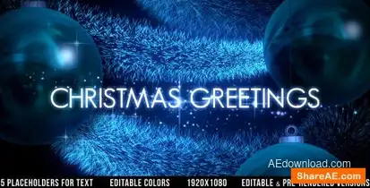 Christmas Greetings Openers template preview