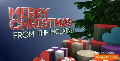 Christmas Greetings Openers template preview