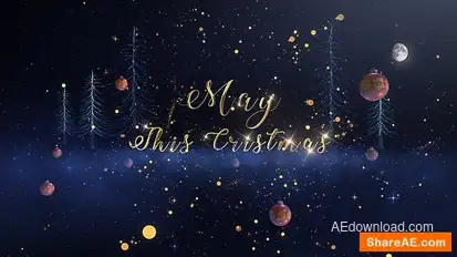 Christmas Greetings Card Openers template preview