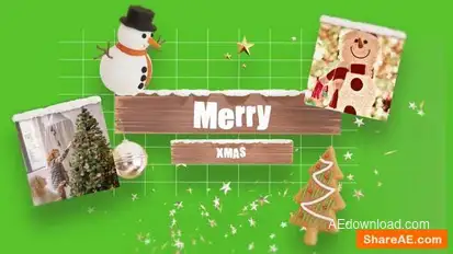 Christmas Greetings Opener Openers template preview