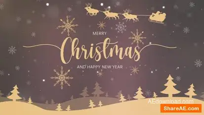 Christmas Intro Openers template preview