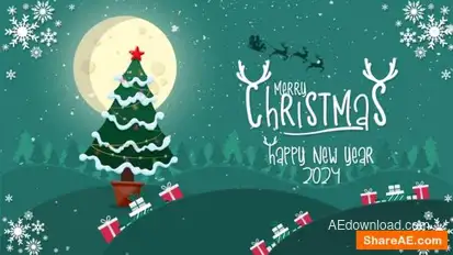 Christmas Intro Openers template preview