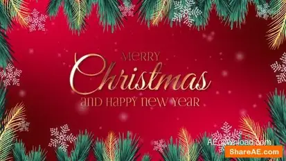 Christmas Intro Openers template preview