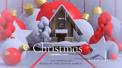 Christmas Intro Openers template preview