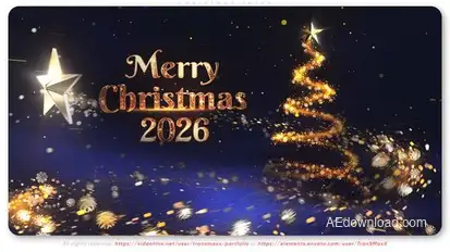 Christmas Intro Openers template preview