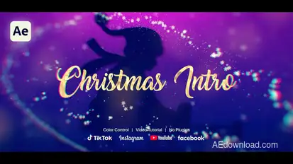 Christmas Intro Openers template preview