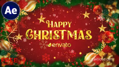 Christmas Intro I XMAS Intro Video Displays template preview