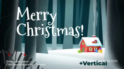 3D Christmas Opener Loop Titles template preview