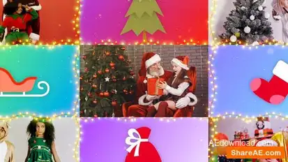 Christmas Lights Opener Openers template preview