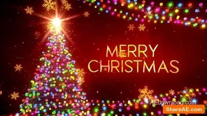 Christmas Lights Wishes Openers template preview