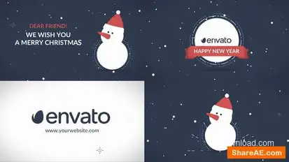 Christmas Logo || After Effects Logo Stings template preview
