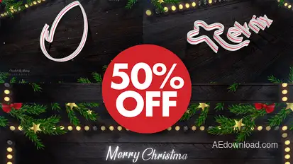 Christmas Logo Intro Logo Stings template preview