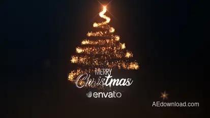 Christmas Logo Intro Logo Stings template preview