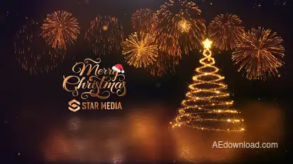 Christmas Logo Magic Holiday Logo Stings template preview