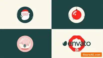 Christmas Logo Reveal Openers template preview