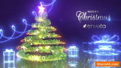 Christmas Logo Reveal Logo Stings template preview