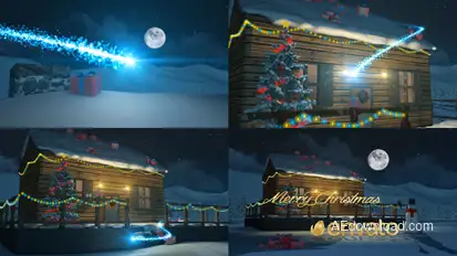 Christmas Magic Logo Stings template preview