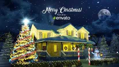 Christmas Magics Elements template preview