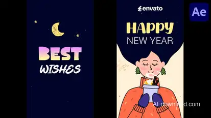 Christmas Mood Logo Stories for After Effects Logo Stings template preview